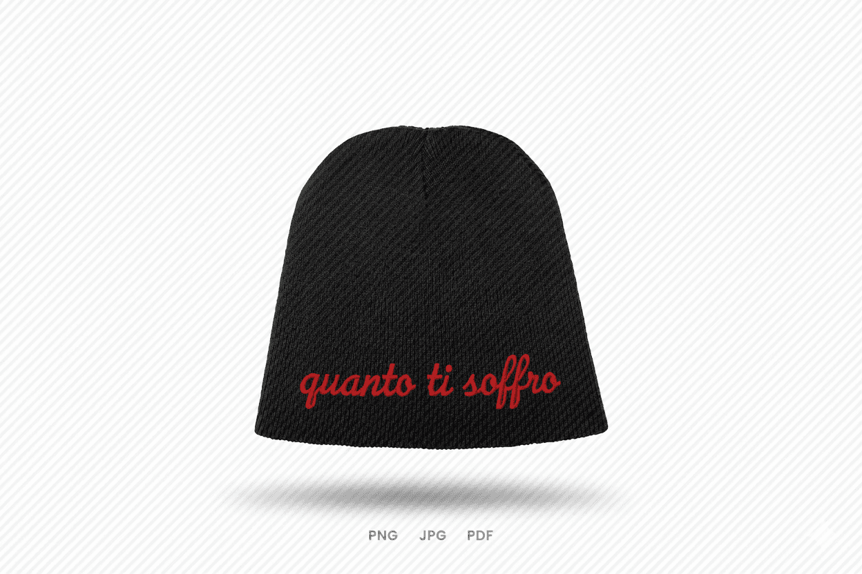 Beanie "Quanto ti Soffro" thumbnail 2